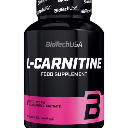Pot de complément alimentaire L-Carnitine, BioTechUSA.