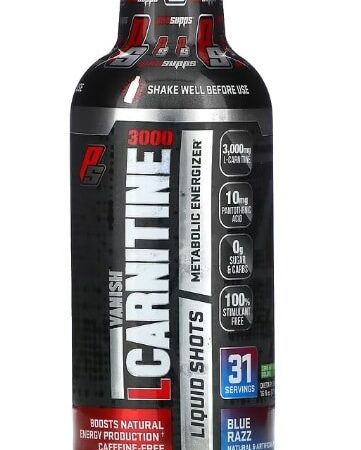 Boisson énergétique L-Carnitine goût framboise.