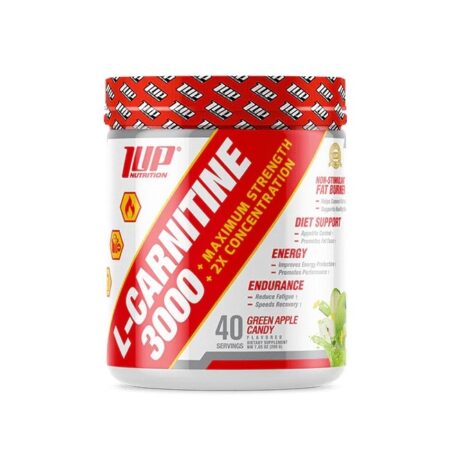 Pot de L-Carnitine 3000 saveur pomme verte.