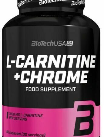 Pot de complément L-Carnitine et Chrome.