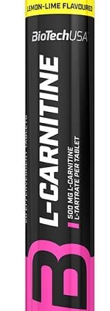 Tube de L-Carnitine BioTechUSA, sans sucre.