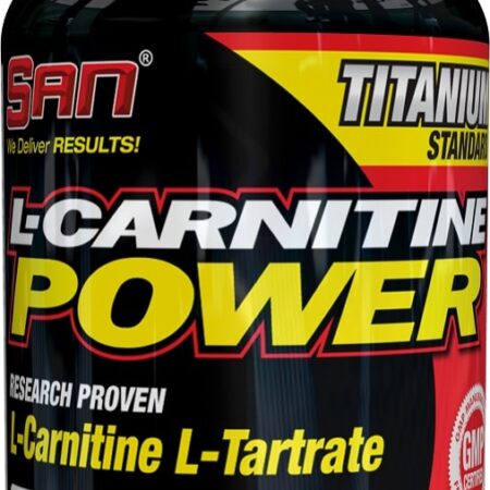 Pot de complément alimentaire L-Carnitine.
