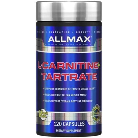 Supplément L-Carnitine Tartrate, 120 capsules, végétalien.