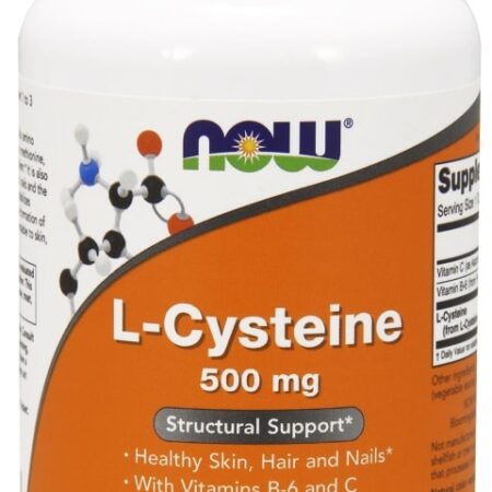 Pot de L-Cystéine 500mg, complément alimentaire.