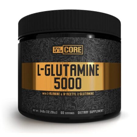 Pot de supplément L-Glutamine 5000, complément alimentaire.