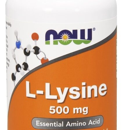 Complément alimentaire L-Lysine 500 mg, 100 comprimés.
