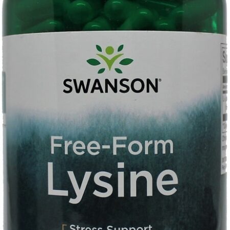 Flacon de Lysine Swanson, complément alimentaire.