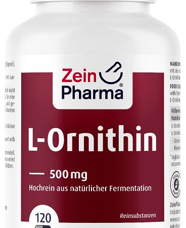 Flacon de L-Ornithine 500 mg Zein Pharma.