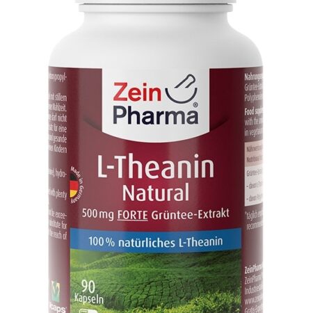 Supplément L-Théanine 500mg Zein Pharma, 90 capsules.