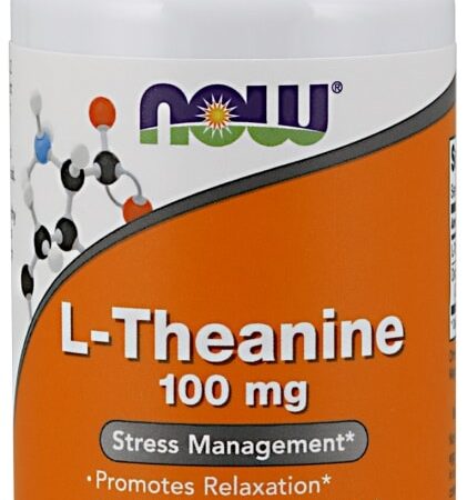 Complément alimentaire L-Théanine, gestion du stress, 90 capsules.