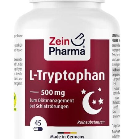 Supplément L-Tryptophane Zein Pharma, 500 mg.