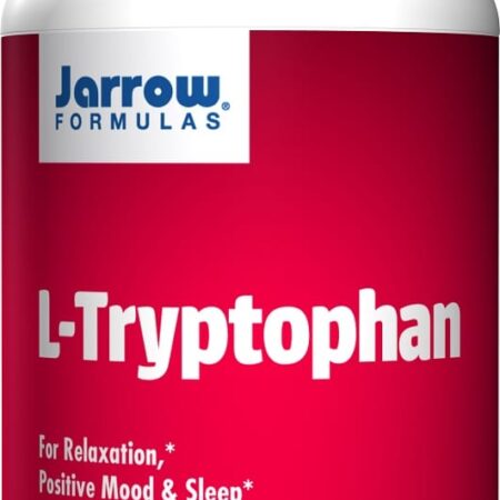 Pot de L-Tryptophane, complément alimentaire.