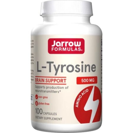 Bouteille de L-Tyrosine, complément alimentaire, 500 mg.