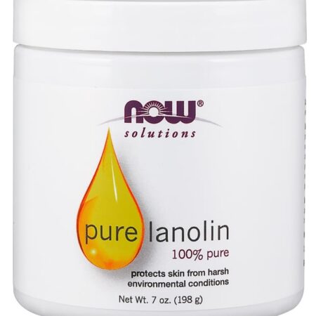 Pot de lanoline pure pour soins de la peau.