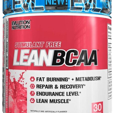 Pot de complément BCAA pour sportifs, saveur pastèque.