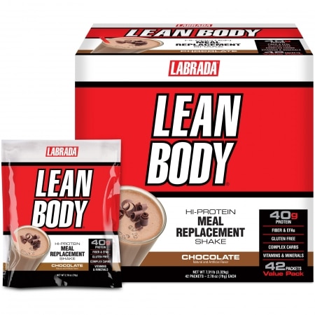 Substitut de repas protéiné Lean Body chocolate.