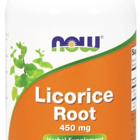Complément alimentaire racine de réglisse 450mg, végétarien.