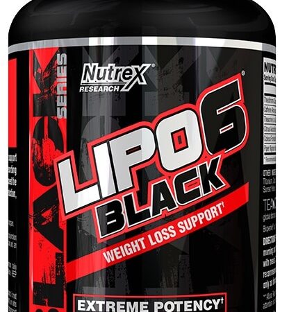 Complément minceur Lipo6 Black, Nutrex, haute puissance.