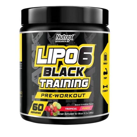 Lipo-6 Black Training, Tropical Punch - 264 grams