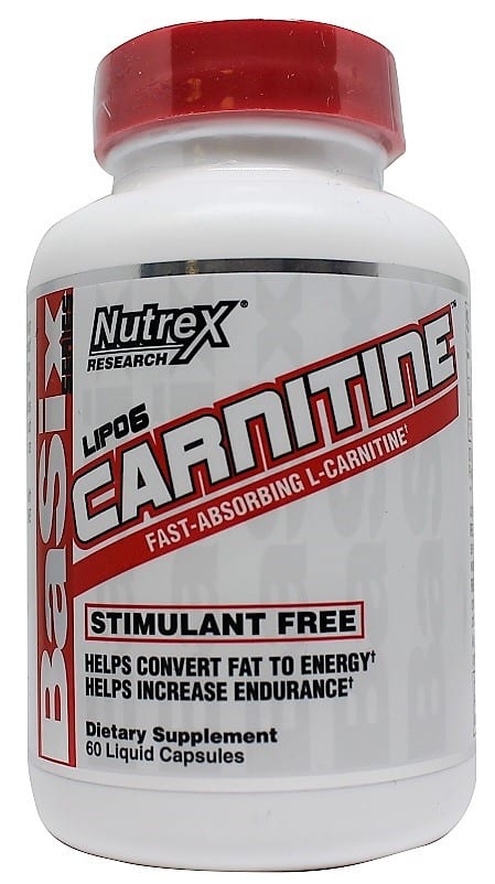 Complément alimentaire Carnitine Nutrex, 60 capsules liquides.