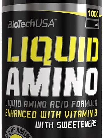 Complément alimentaire liquide d'acides aminés, parfum citron.