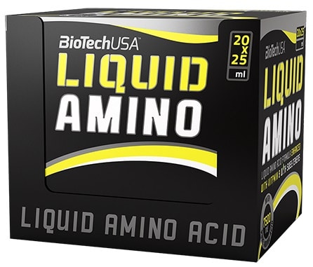 Boîte de supplément Liquid Amino Acids.