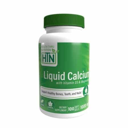 Calcium liquide, vitamine D3, magnésium, santé osseuse.