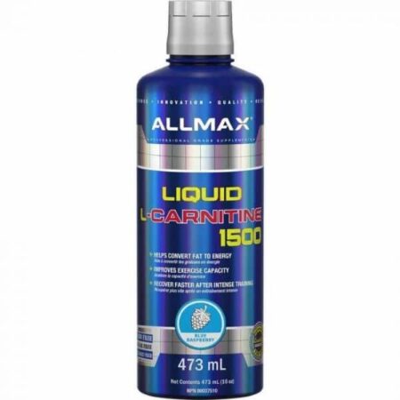 Bouteille L-Carnitine liquide 1500 ALLMAX, complément sportif