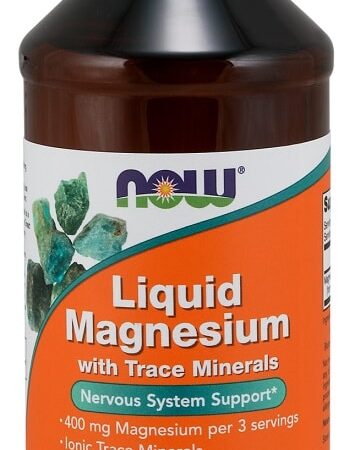 Flacon de magnésium liquide, supplément diététique.