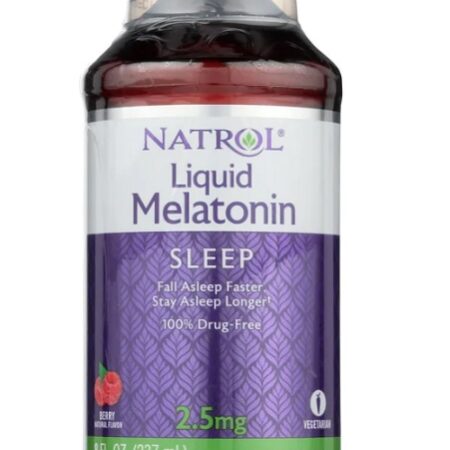 Mélatonine liquide Natrol pour sommeil, 2.5mg.