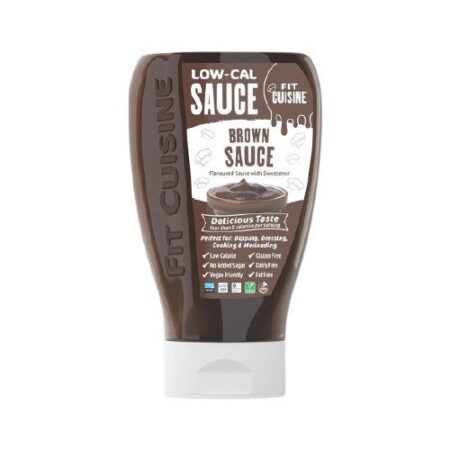 Sauce brune allégée Fit Cuisine en flacon.