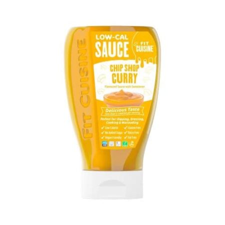 Sauce curry faible en calories Fit Cuisine en flacon.