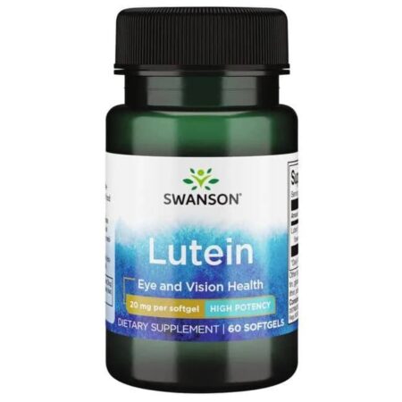 Flacon Swanson Lutéine, complément santé visuelle.