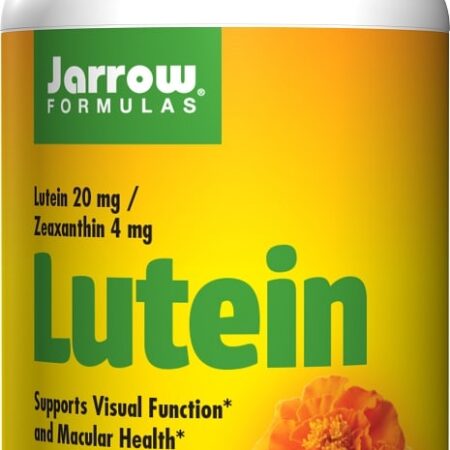Bouteille de supplément diététique de lutéine Jarrow Formulas.