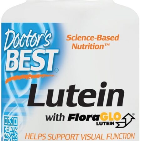 Flacon de complément Lutéine Doctor's Best.
