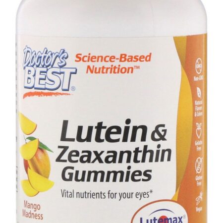 Flacon de compléments alimentaires Lutéine et Zéaxanthine.