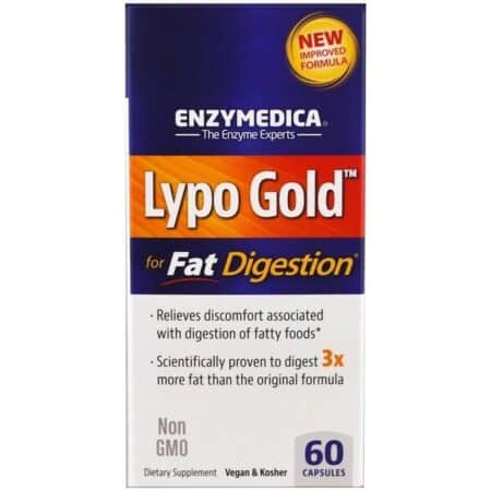 Complément alimentaire Enzymedica Lyypo Gold, digestion graisses.