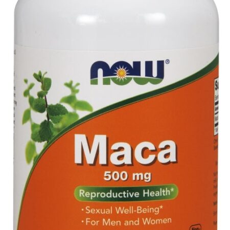 Flacon de capsules végétales Maca, complément alimentaire.