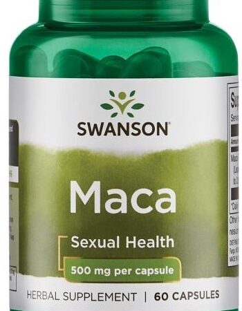 Complément alimentaire Maca Swanson pour la santé sexuelle.