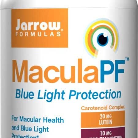 Flacon de complément alimentaire MaculaPF pour la vue.