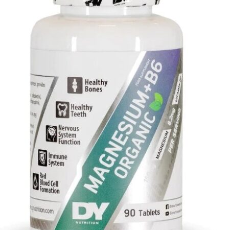 Flacon magnésium organique et vitamine B6.