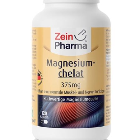 Pot de Magnésium Chélaté Zein Pharma 375mg.