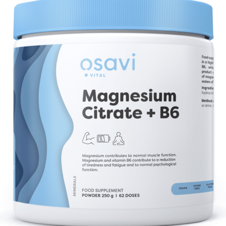 Magnesium Citrate + B6 Powder - 250 grams