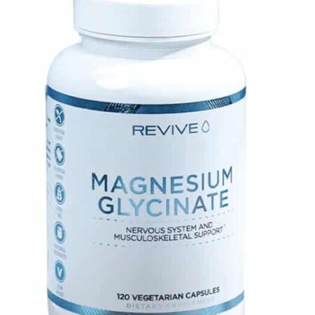 Pot de complément de magnésium glycinate, 120 capsules.