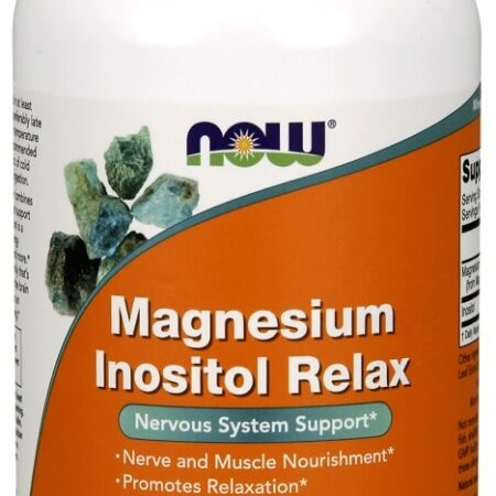 Supplément Magnésium Inositol Relax, soutien nerveux, saveur citron.