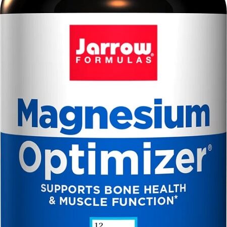 Flacon de complément alimentaire au magnésium Jarrow Formulas.