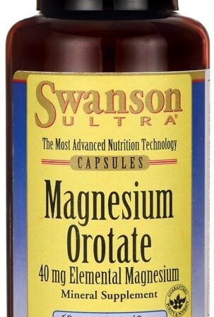 Flacon de supplément de magnésium orotate Swanson Ultra.
