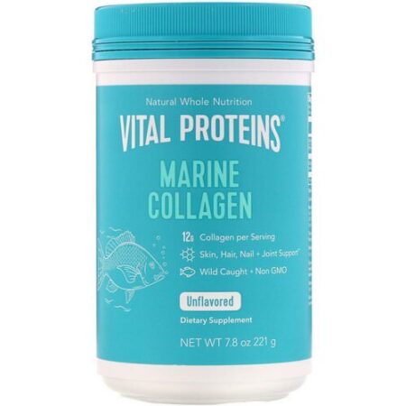 Pot de collagène marin Vital Proteins.