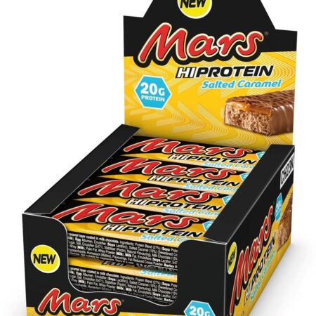Mars HiProtein barres protéinées caramel salé.