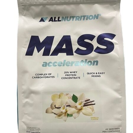 Paquet de protéine vanille ALLNUTRITION Mass Acceleration.